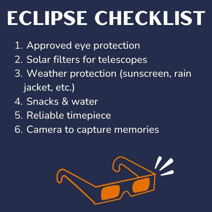 Eclipse checklist