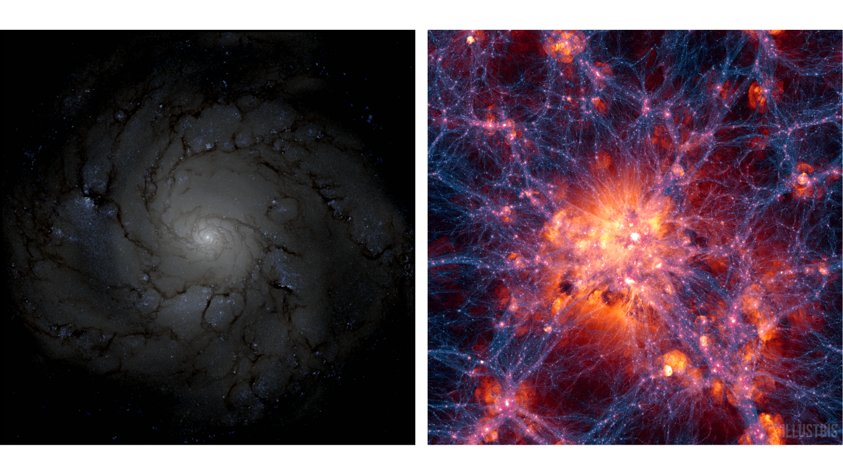 Milky Way Analog Image with gas and shocks